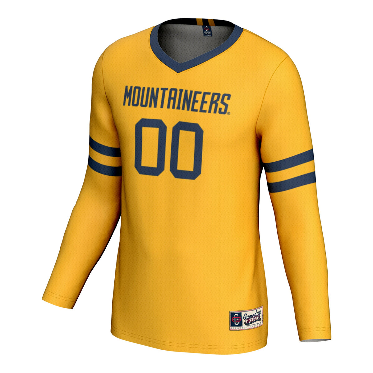 West Virginia Mountaineers GameDay Greats NIL Pick-A-Player Lightweight Volleyball Jersey - Gold