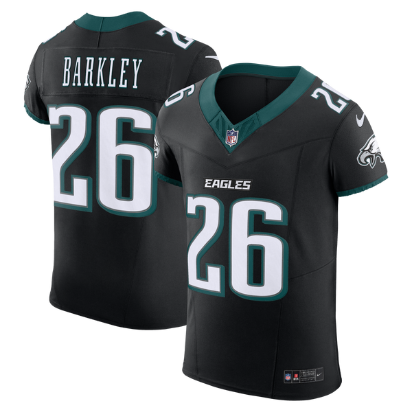 Philadelphia Eagles Saquon Barkley Black Alternate Vapor F.U.S.E. Elite Jersey