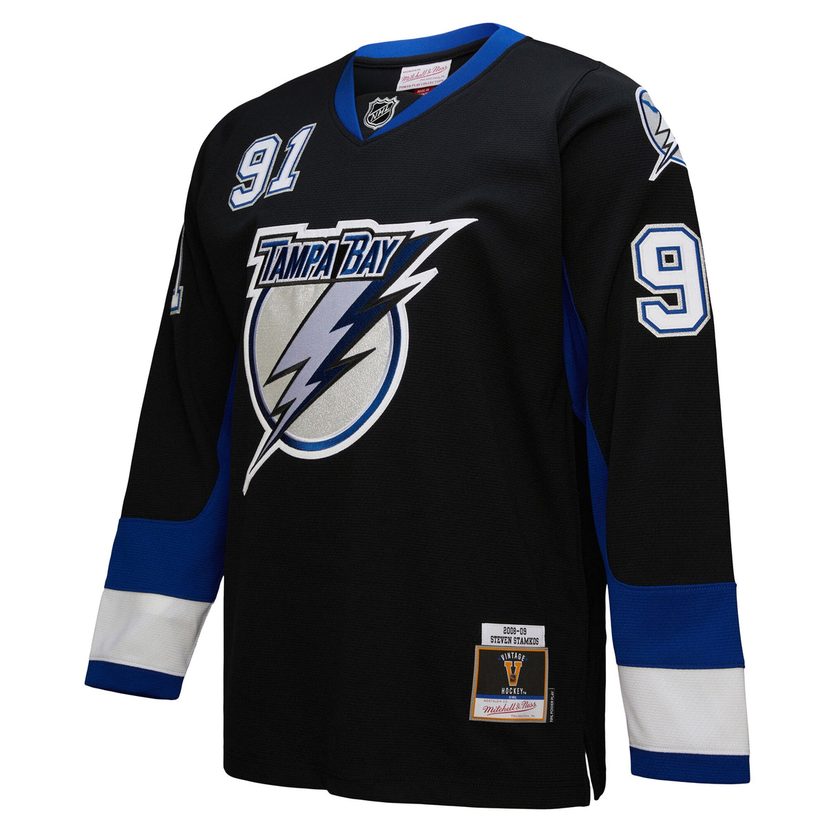Tampa Bay Lightning Steven Stamkos Mitchell & Ness Black 2008-09 Power Play Jersey