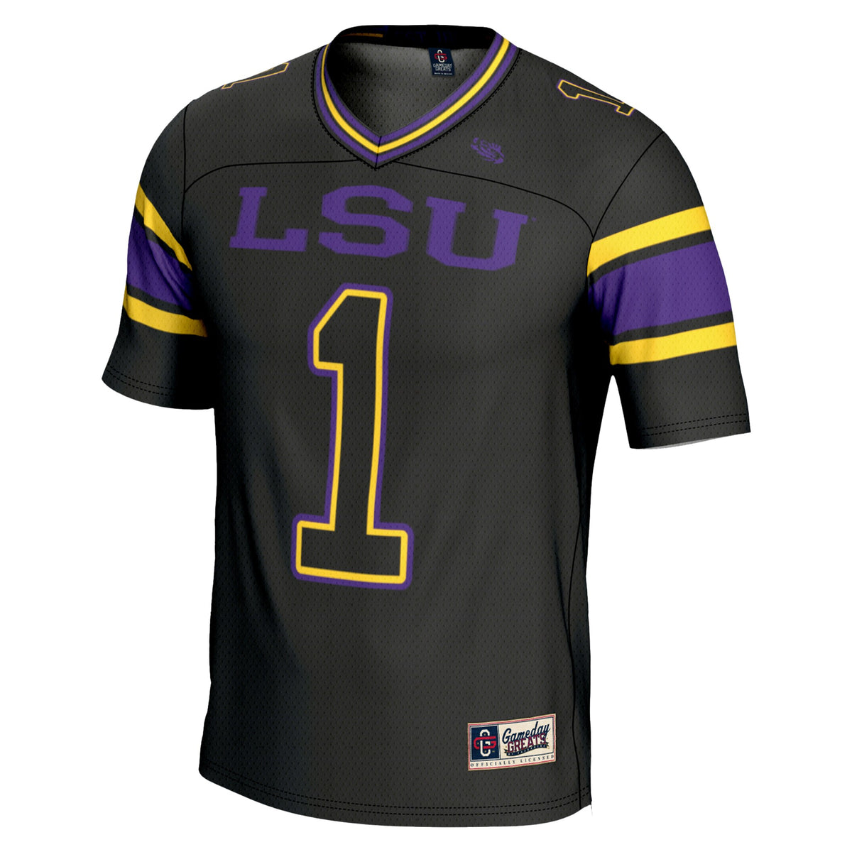 #1 LSU Tigers GameDay Greats Endzone Football Jersey - Black