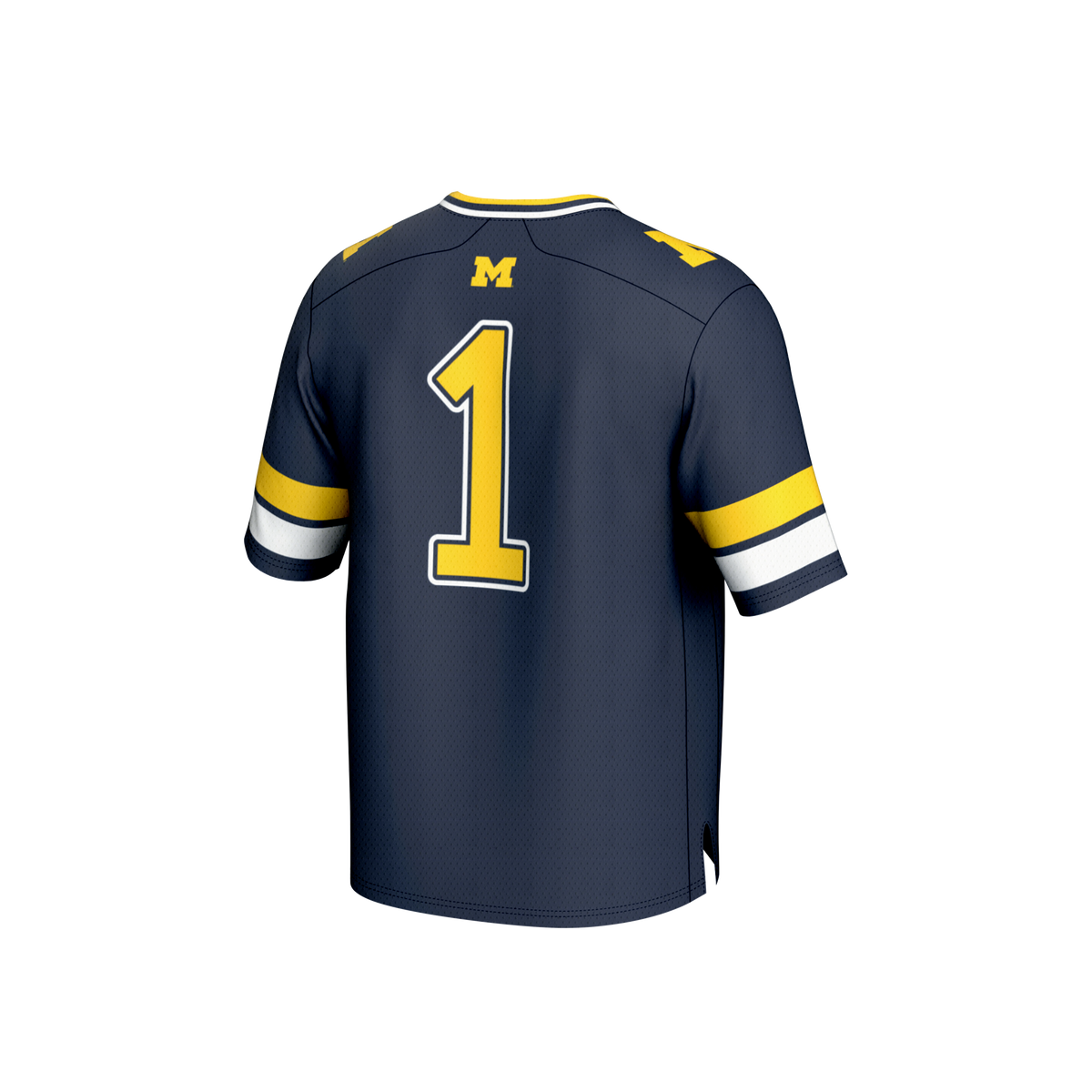 #1 Michigan Wolverines GameDay Greats Lightweight Collegiate Football Fashion Jersey - Navy