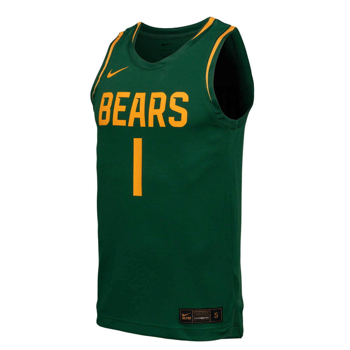 Baylor Bears Replica Basketball Jersey - Green