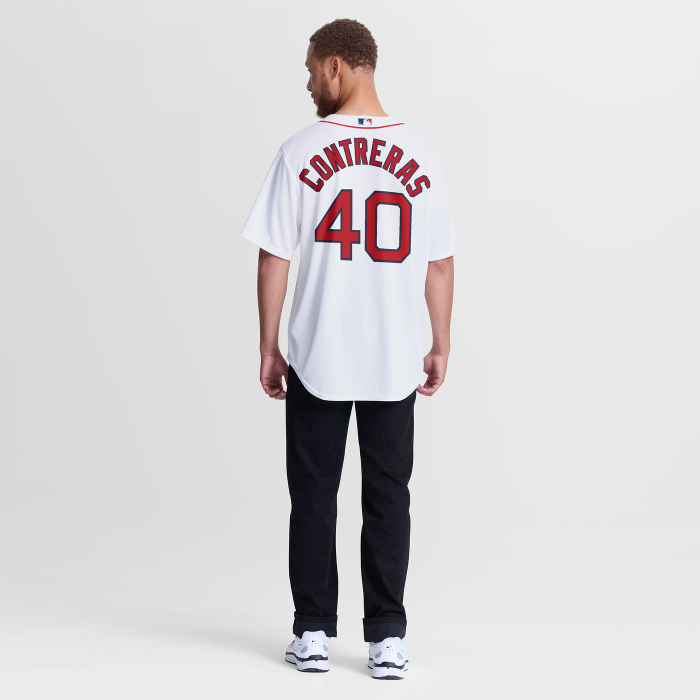 Boston Red Sox Willson Contreras Nike White Home Replica Jersey