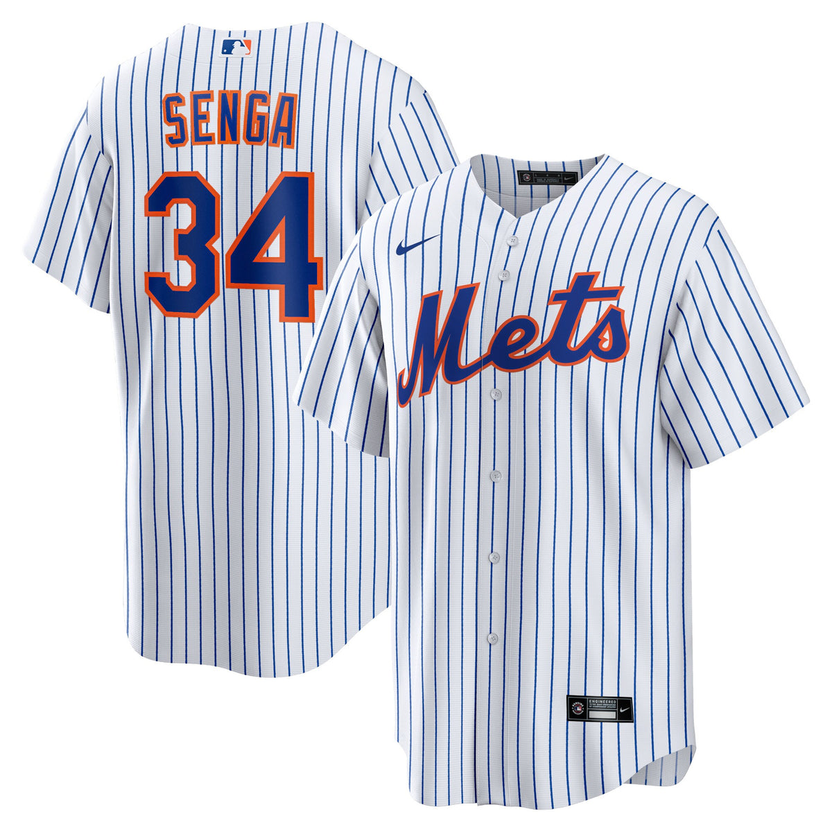 New York Mets Kodai Senga White/Royal Home Replica Player Jersey