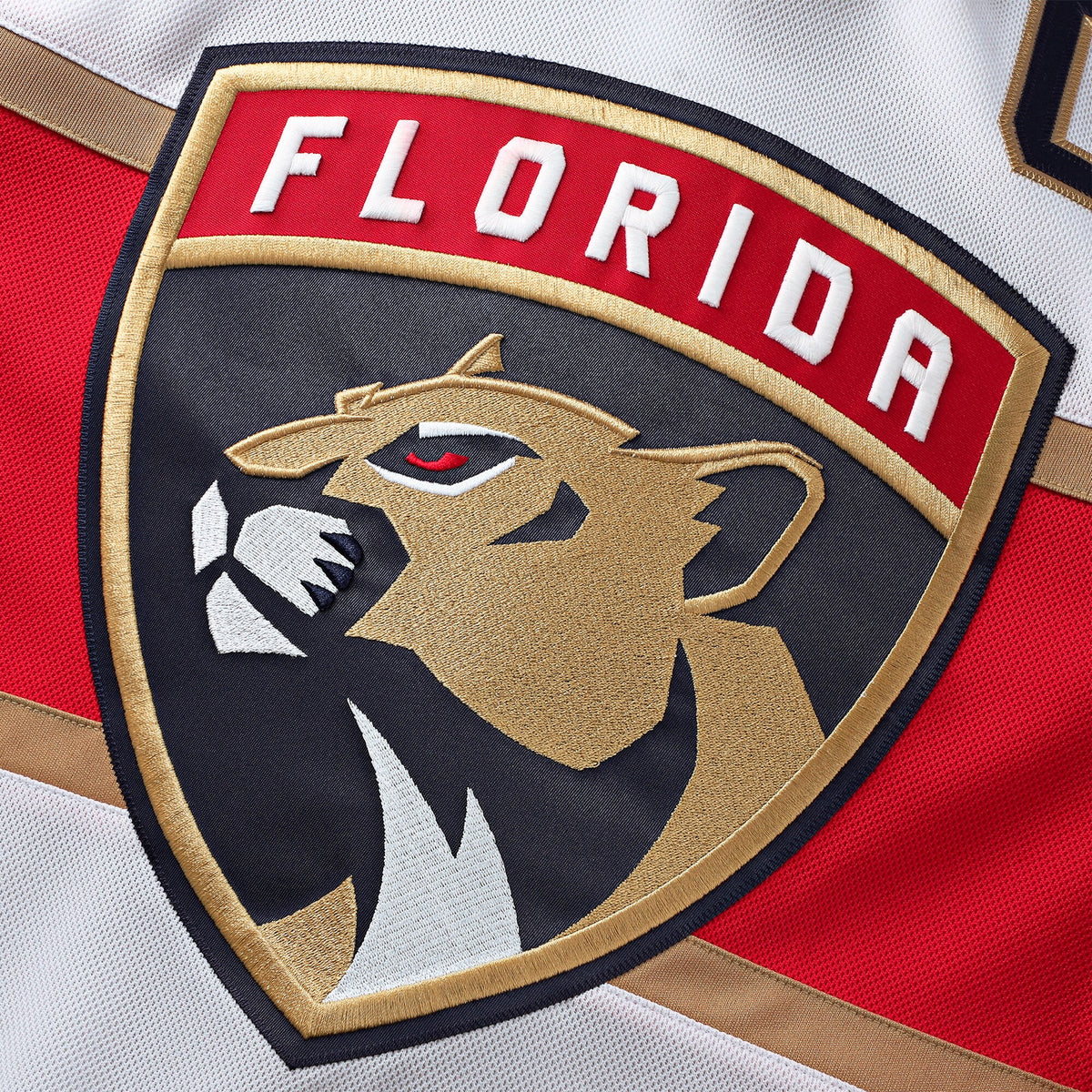 Florida Panthers Fanatics White Away Premium Custom Jersey