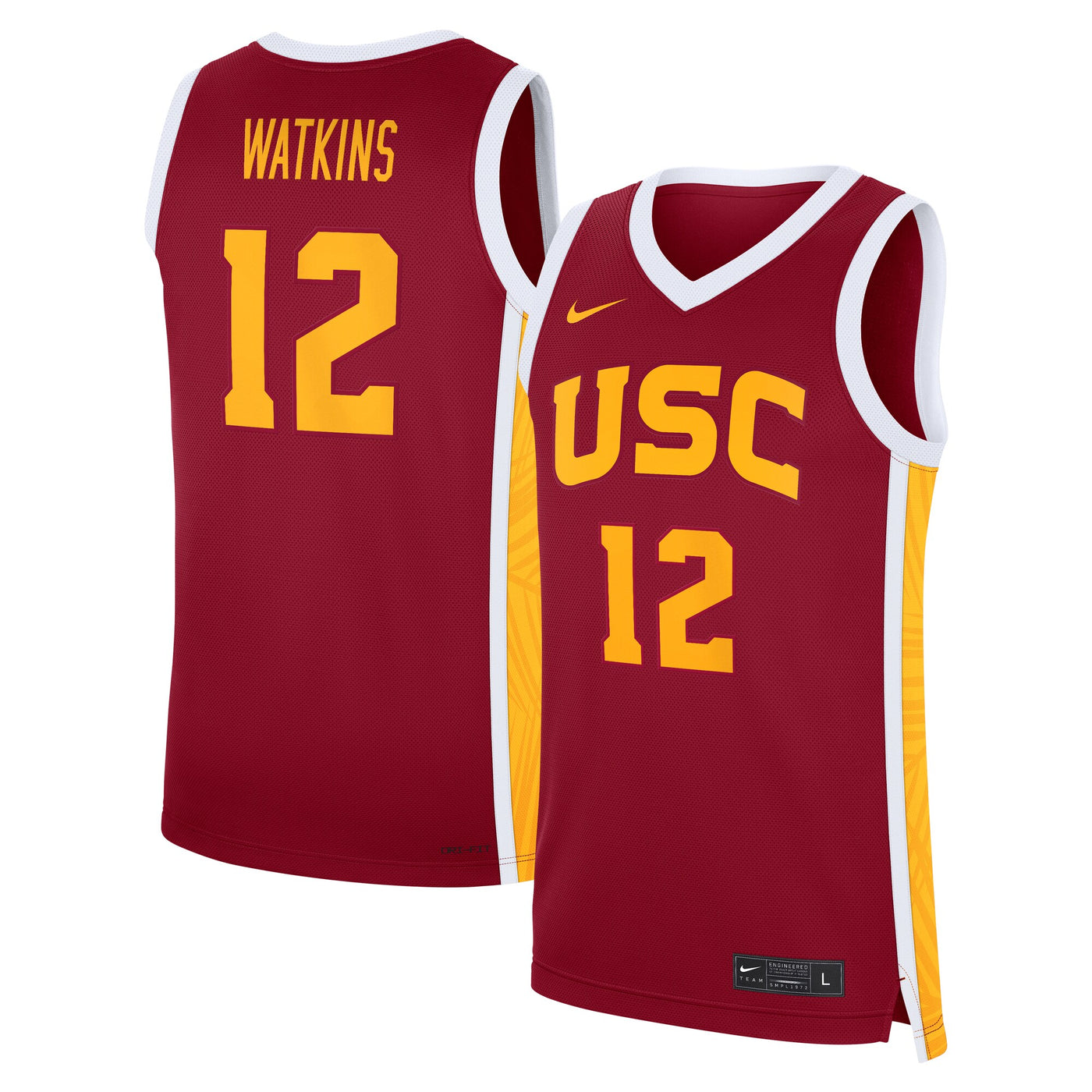 Nike JuJu Watkins Cardinal USC Trojans Road Replica Basketball Jersey