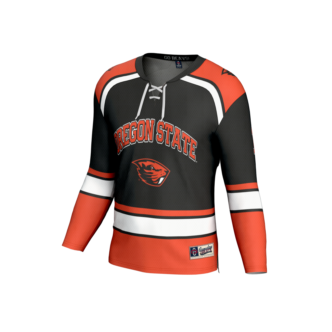 GameDay Greats #1 Black Oregon State Beavers Lightweight Hockey Fashion Jersey