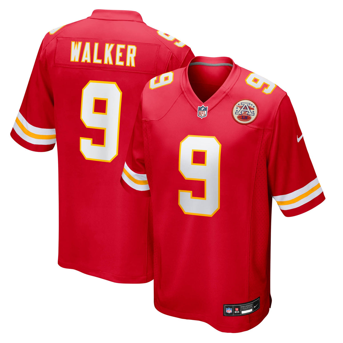 Kansas City Chiefs Kenneth Walker III Red Game Jersey