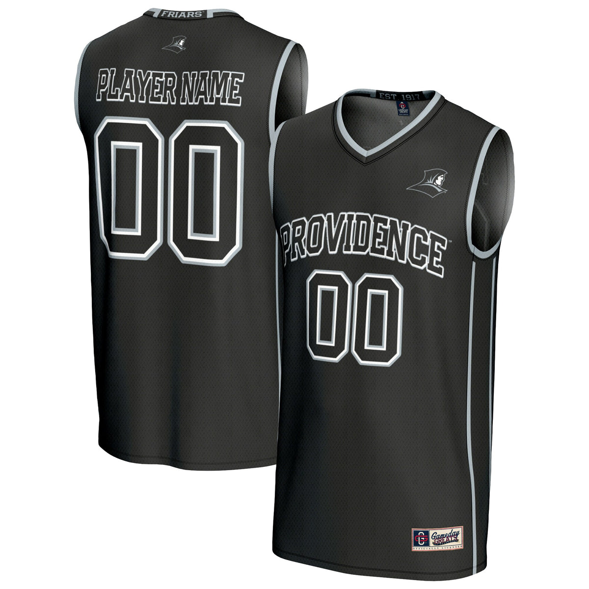 Providence Friars GameDay Greats NIL Pick-A-Player Lightweight Collegiate Basketball Fashion Jersey - Black