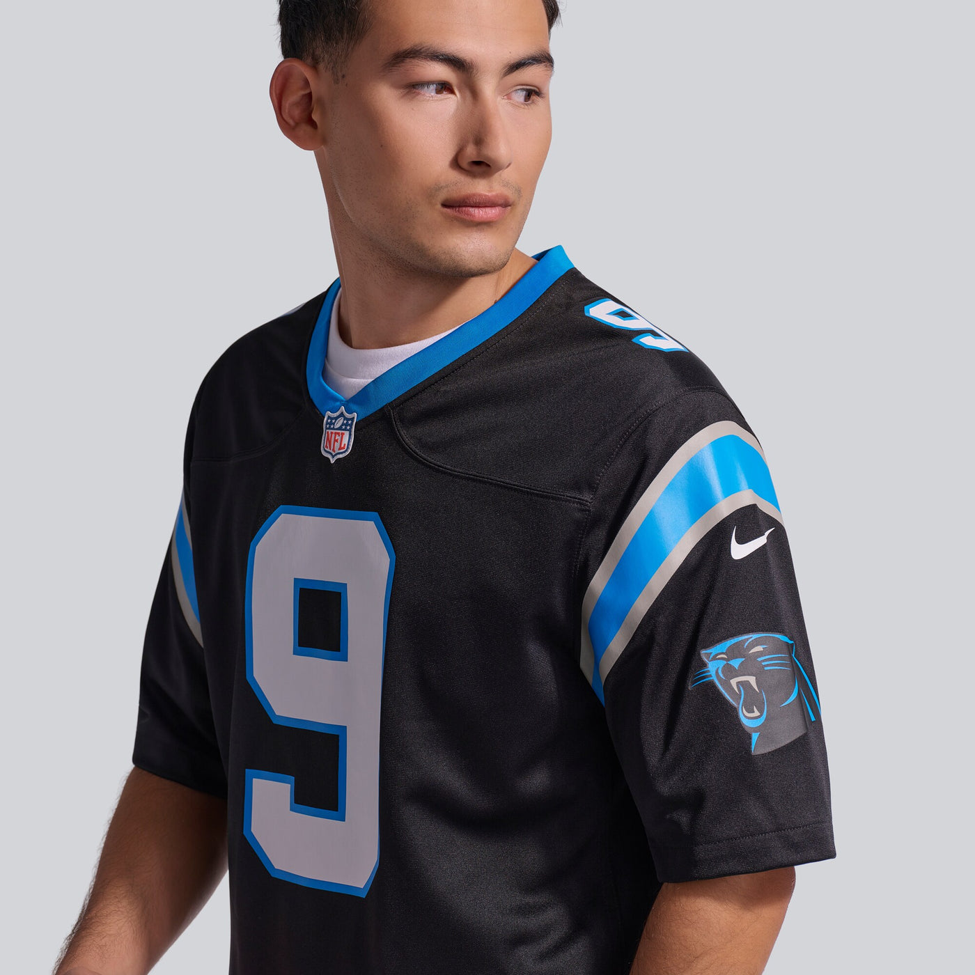 Carolina Panthers Bryce Young Nike Black Team Game Jersey
