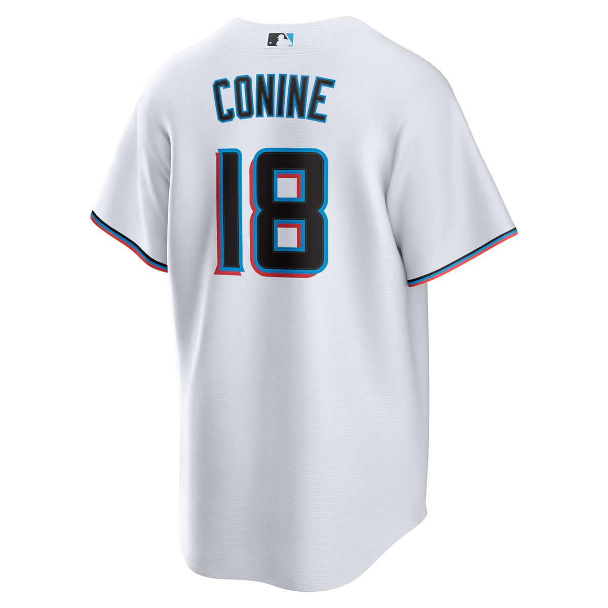 Miami Marlins Griffin Conine White Home Replica Jersey