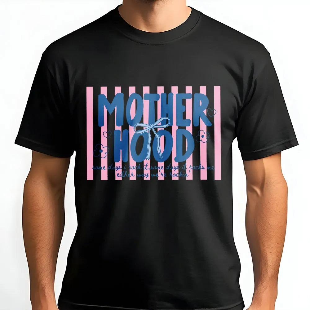 Retro Motherhood T-Shirt | Trendy Cool Mom Club Graphic | Soft Cotton Blend Sweatshirt | Gift for New Mom