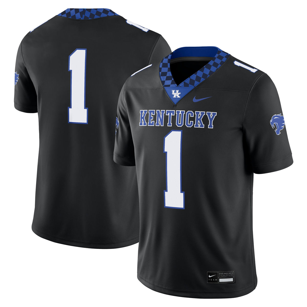 #1 Kentucky Wildcats Alternate Game Jersey - Black
