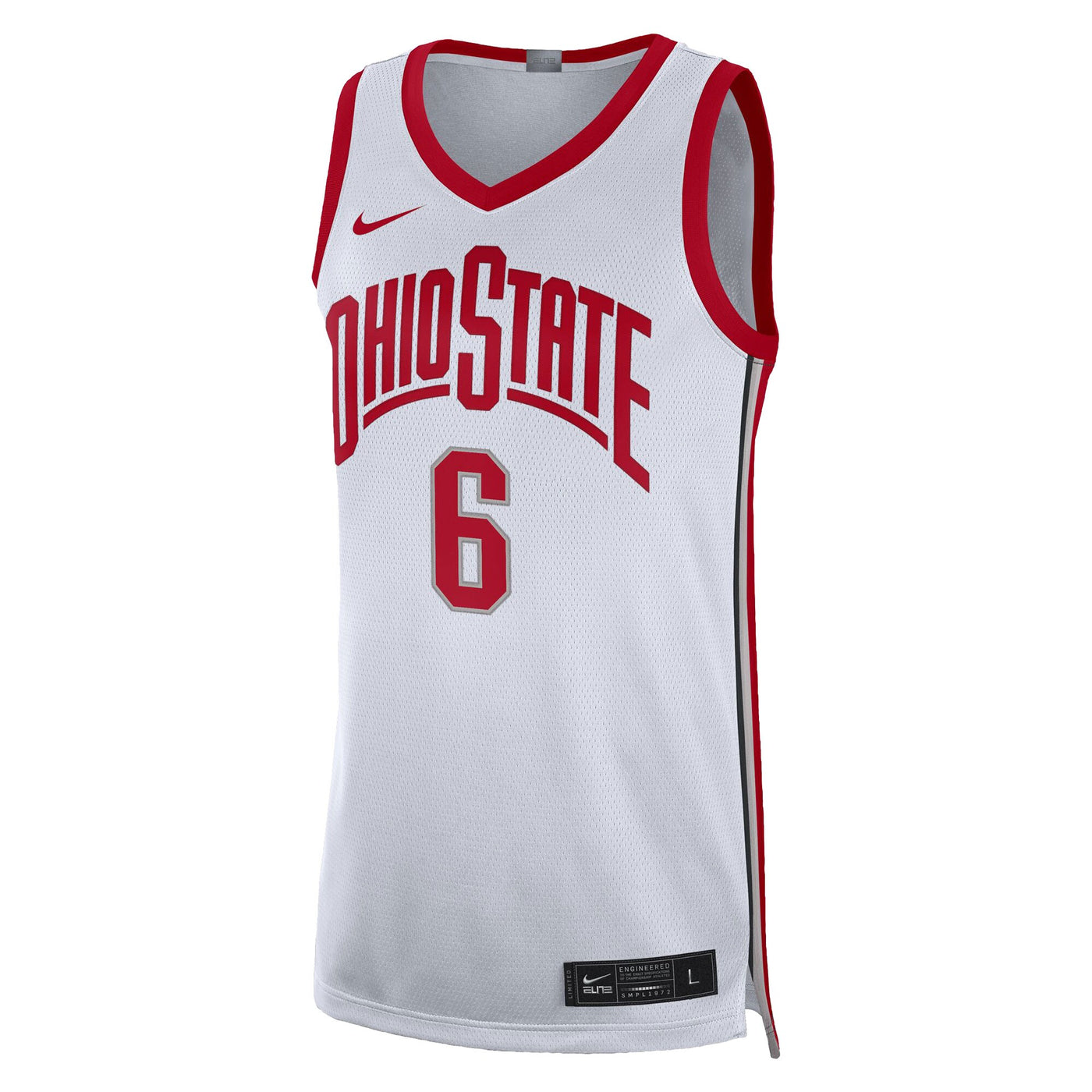 Nike LeBron James White Ohio State Buckeyes Limited Basketball Jersey