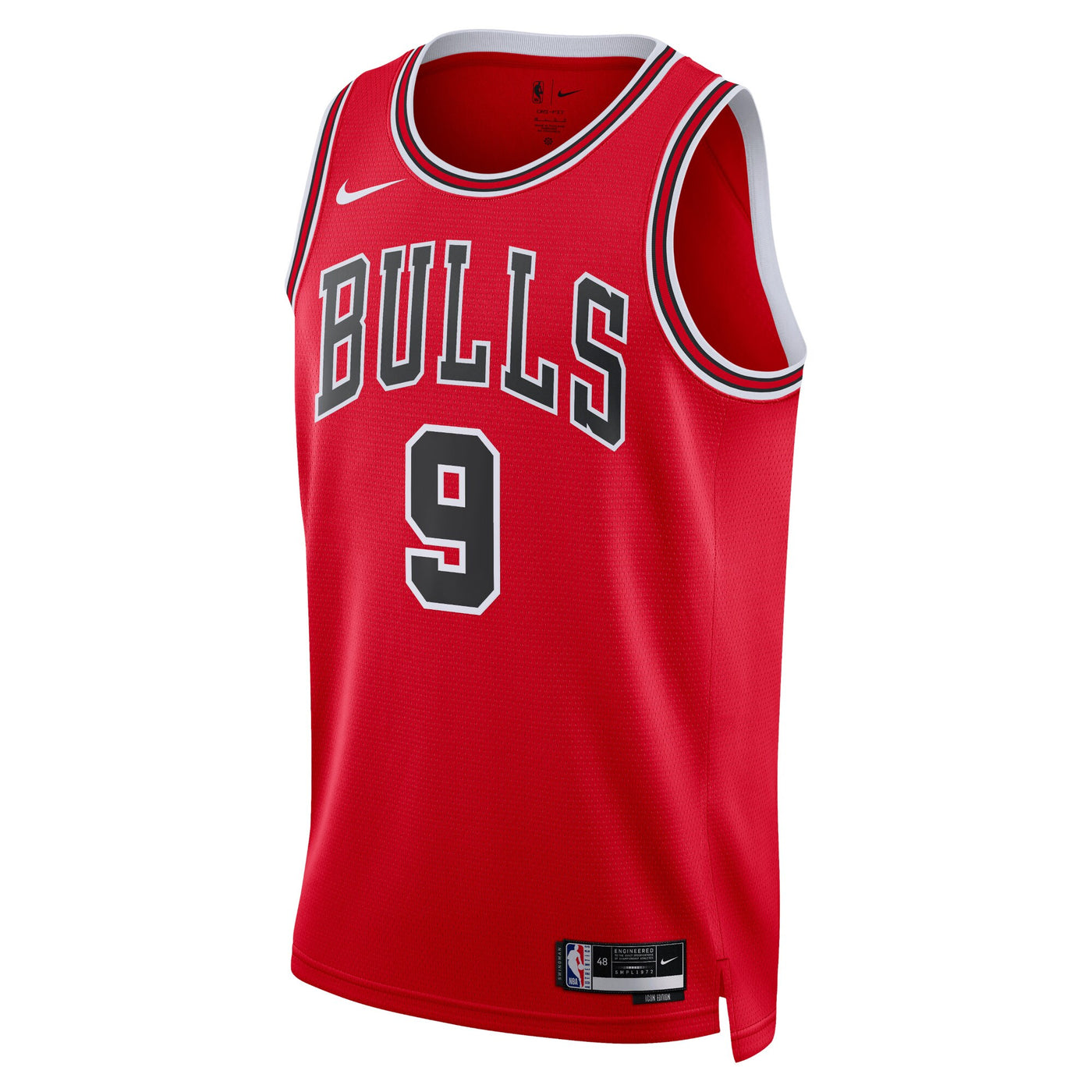 Chicago Bulls Nike Icon Edition Swingman Jersey - Red - Nikola Vučević