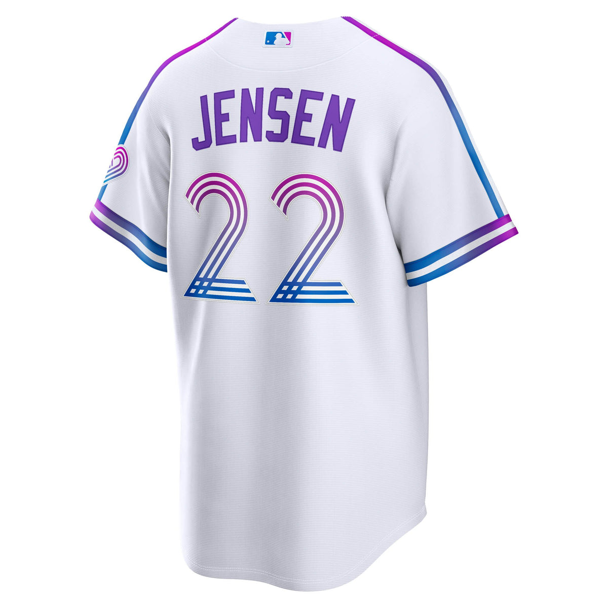 Kansas City Royals Carter Jensen White 2026 City Connect Stadium Jersey