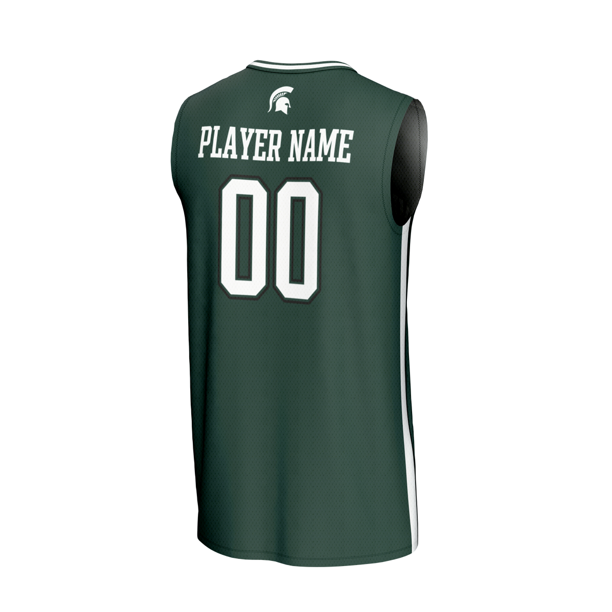Michigan State Spartans GameDay Greats NIL Pick-A-Player Lightweight Basketball Fashion Jersey - Green