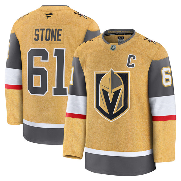 Vegas Golden Knights Mark Stone Fanatics Gold Home Premium Jersey
