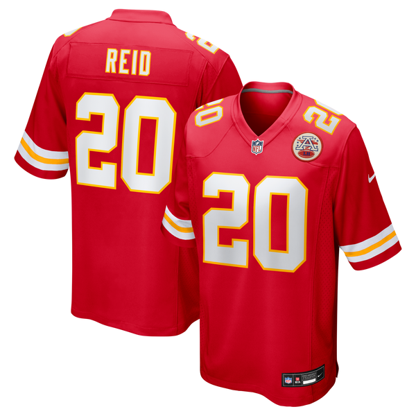 Kansas City Chiefs Justin Reid Nike Red Game Jersey