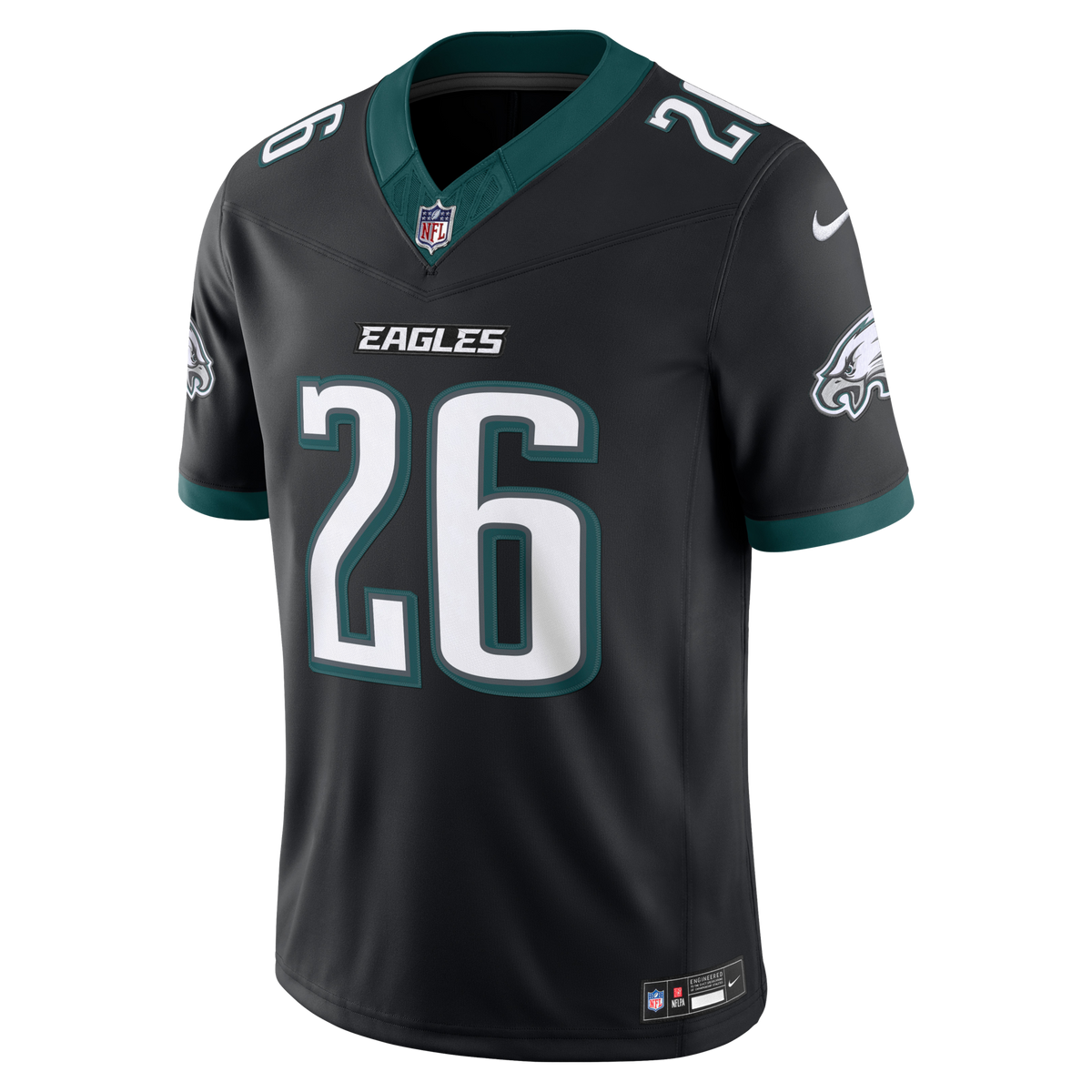 Philadelphia Eagles Saquon Barkley Black Alternate Vapor F.U.S.E. Stitched Limited Jersey