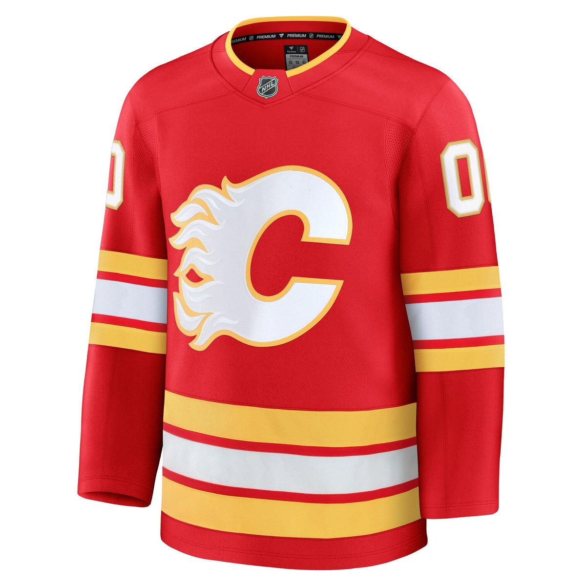 Calgary Flames Fanatics Red Home Premium Custom Jersey