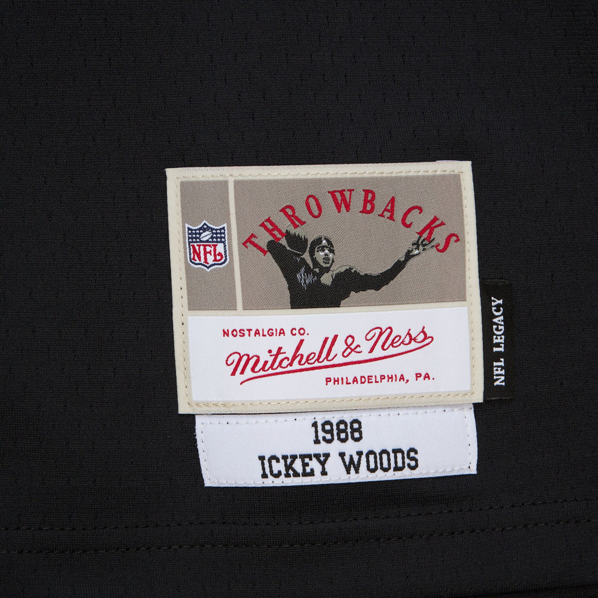Cincinnati Bengals Ickey Woods Mitchell & Ness Black 1988 Legacy Replica Jersey