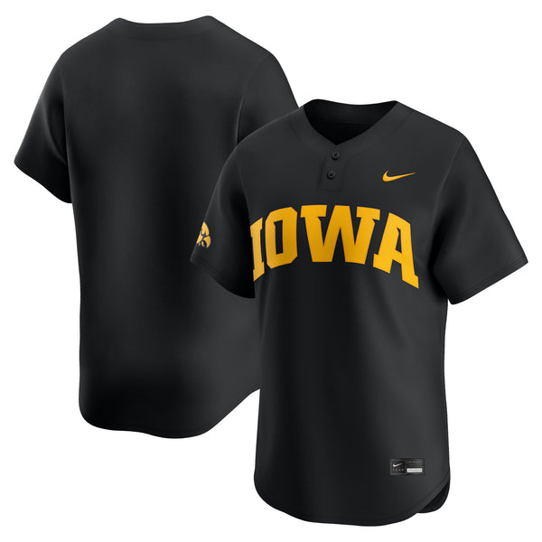 Nike Black Iowa Hawkeyes Home Limited Baseball Jersey