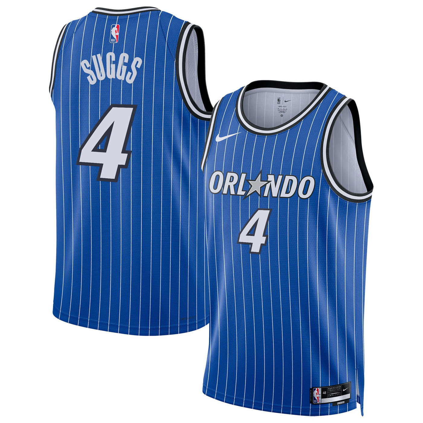 Orlando Magic Nike Replica Icon Edition Swingman Jersey - Blue - Jalen Suggs