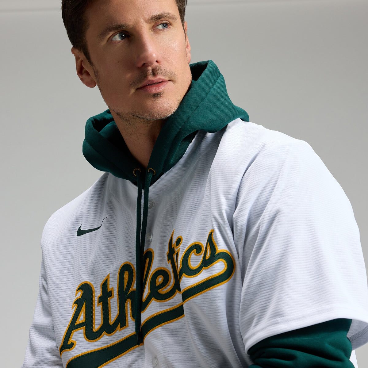 Athletics Nick Kurtz White Home Replica Player Jersey