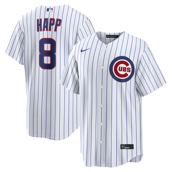 Chicago Cubs Ian Happ Nike White Home Replica Jersey