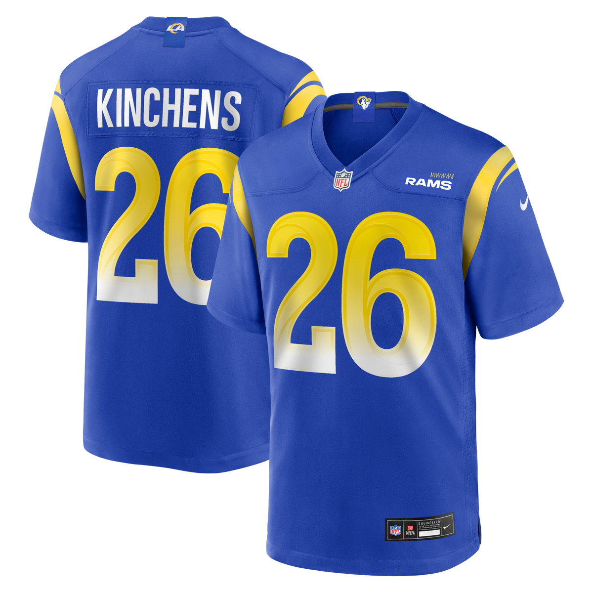 Los Angeles Rams Kamren Kinchens Royal Team Game Jersey