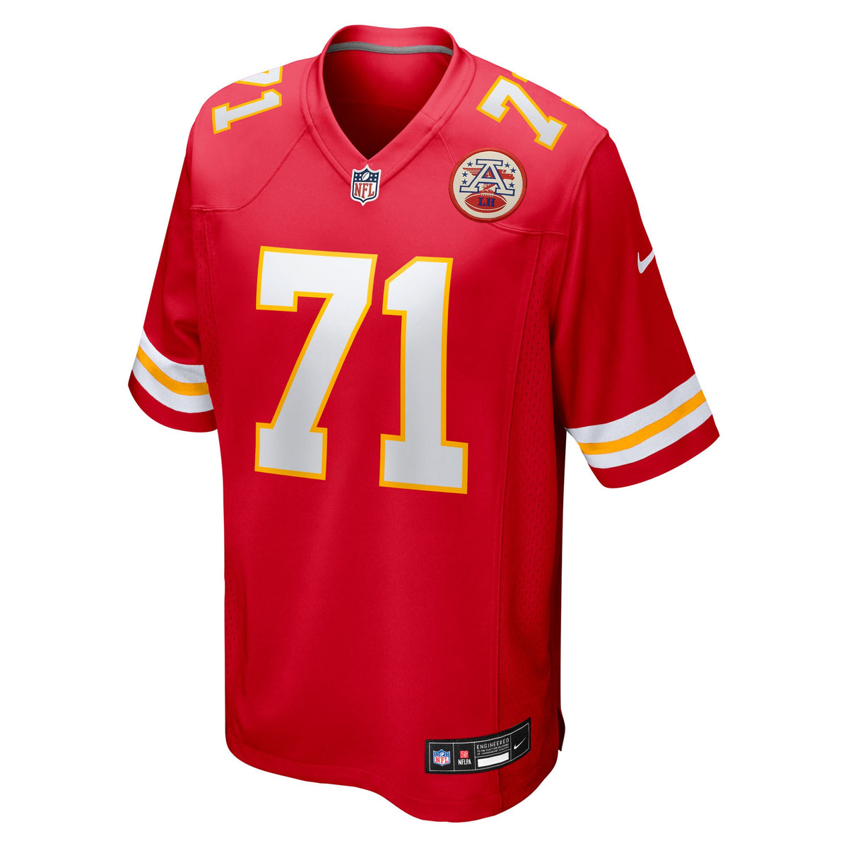 Kansas City Chiefs Josh Simmons Red Game Jersey