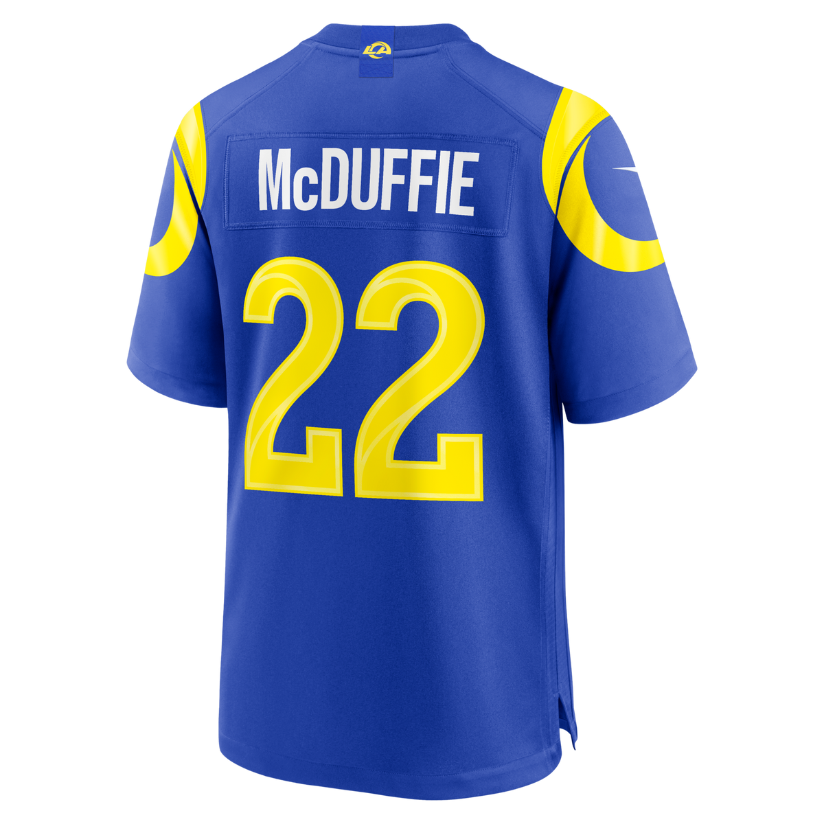 Los Angeles Rams Trent McDuffie Royal Team Game Player Jersey