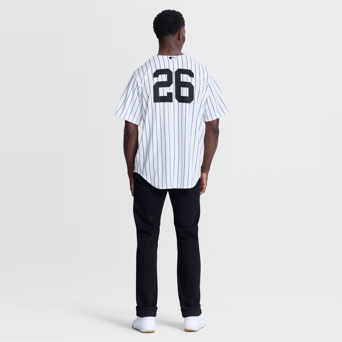 New York Yankees Luis García Jr. White Home Replica Jersey