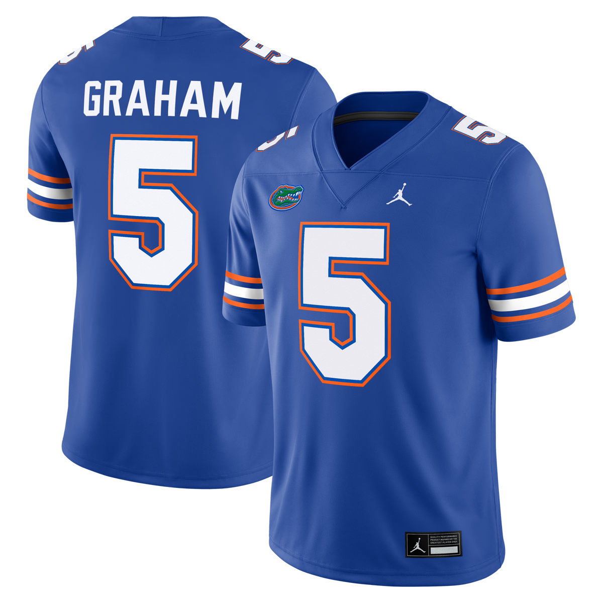 Myles Graham Florida Gators Game Football Jersey - Royal