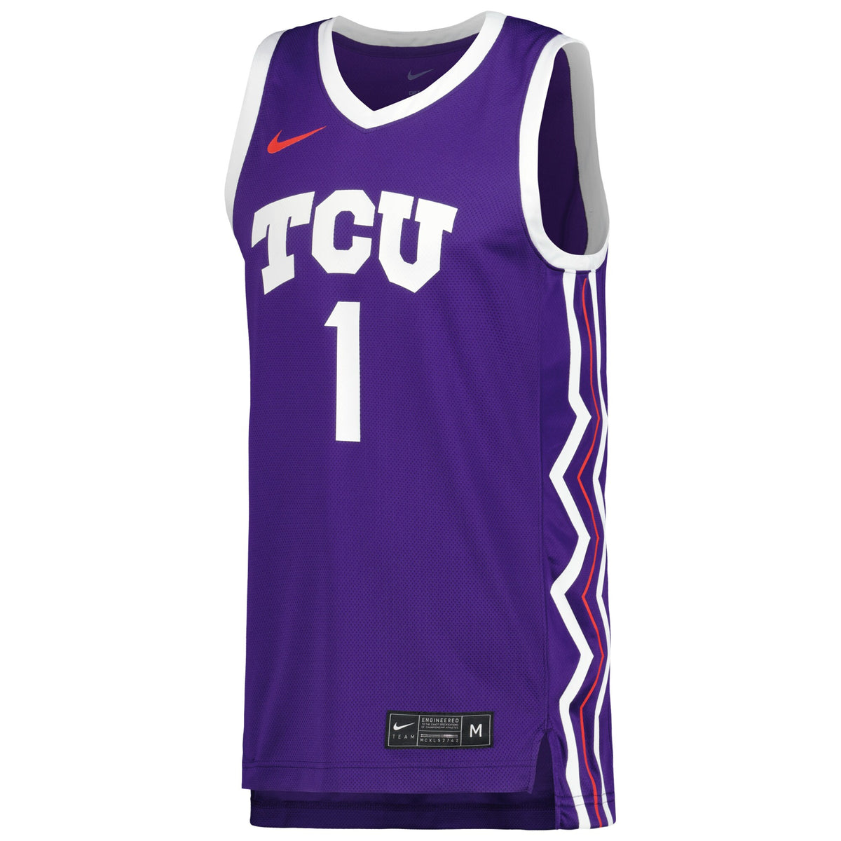 TCU Horned Frogs Replica Basketball Jersey - Purple