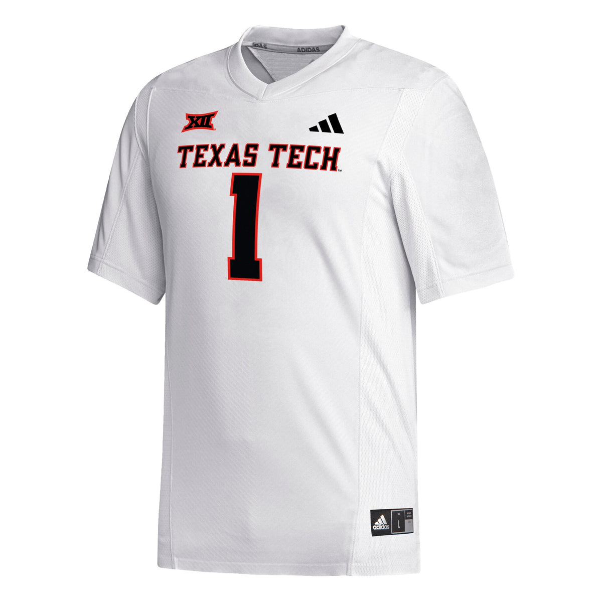 #1 Texas Tech Red Raiders Replica Football Jersey - White