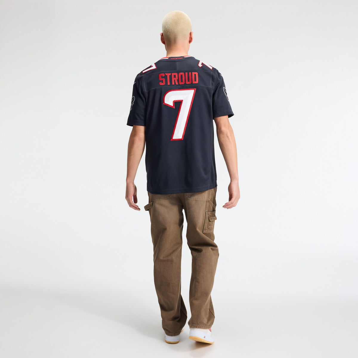 Houston Texans C.J. Stroud Navy Team Vapor F.U.S.E. Stitched Limited Jersey