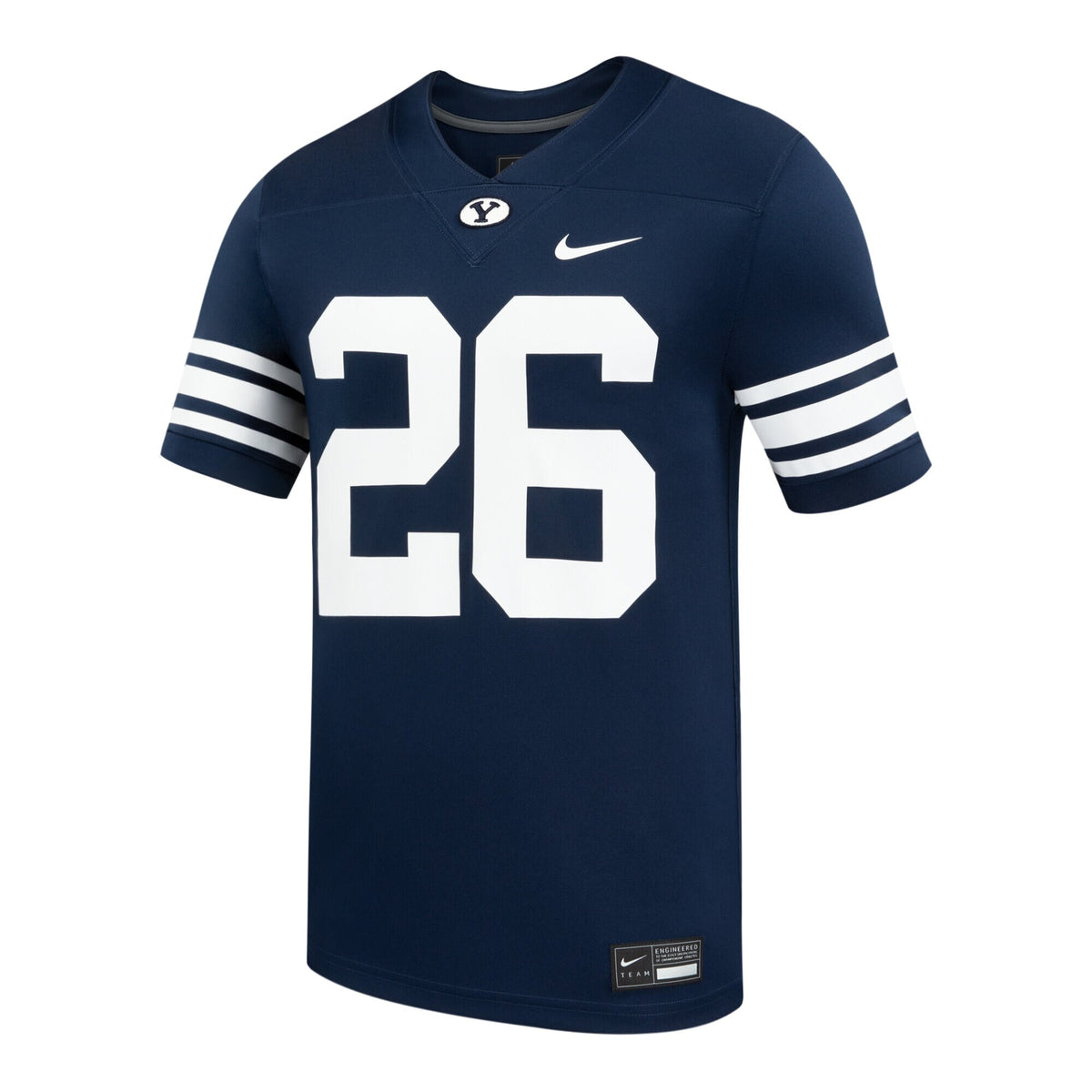 #26 BYU Cougars Home Replica Football Jersey - Navy