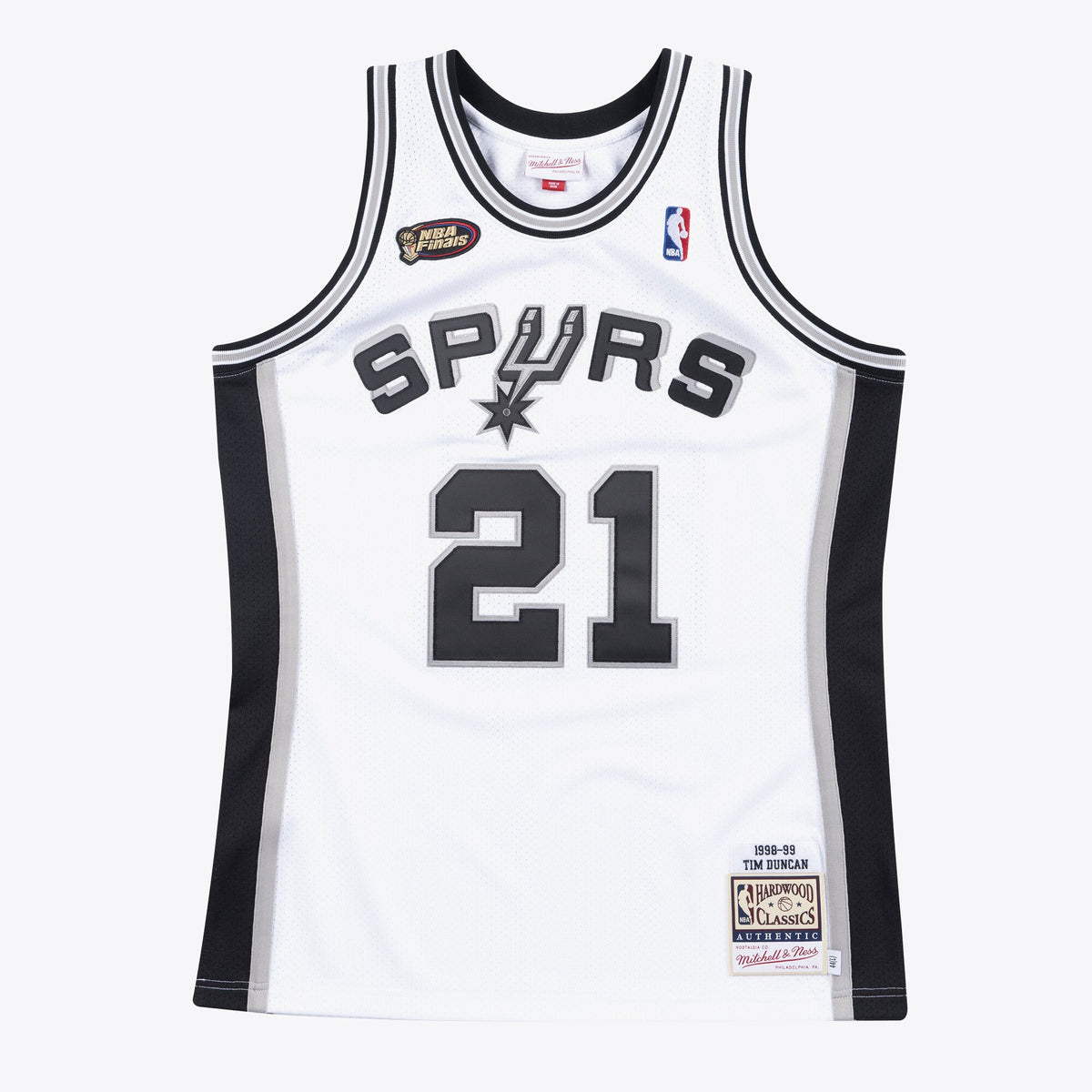 San Antonio Spurs Mitchell & Ness Authentic Jersey Home Finals Tim Duncan 1998-99