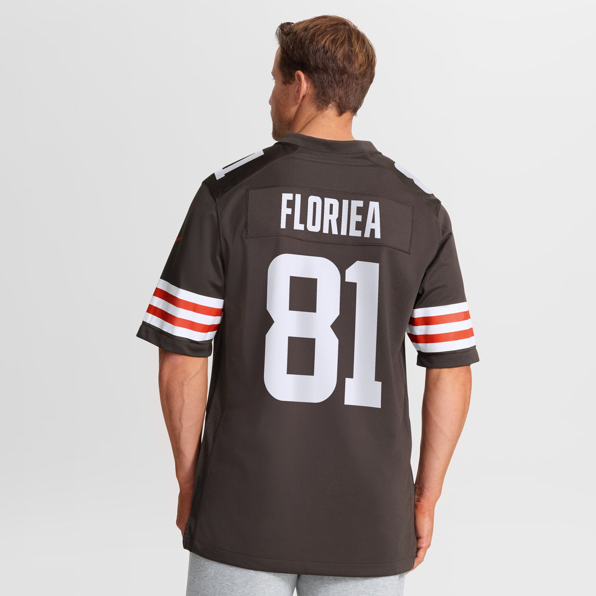 Cleveland Browns Luke Floriea Brown Team Game Jersey