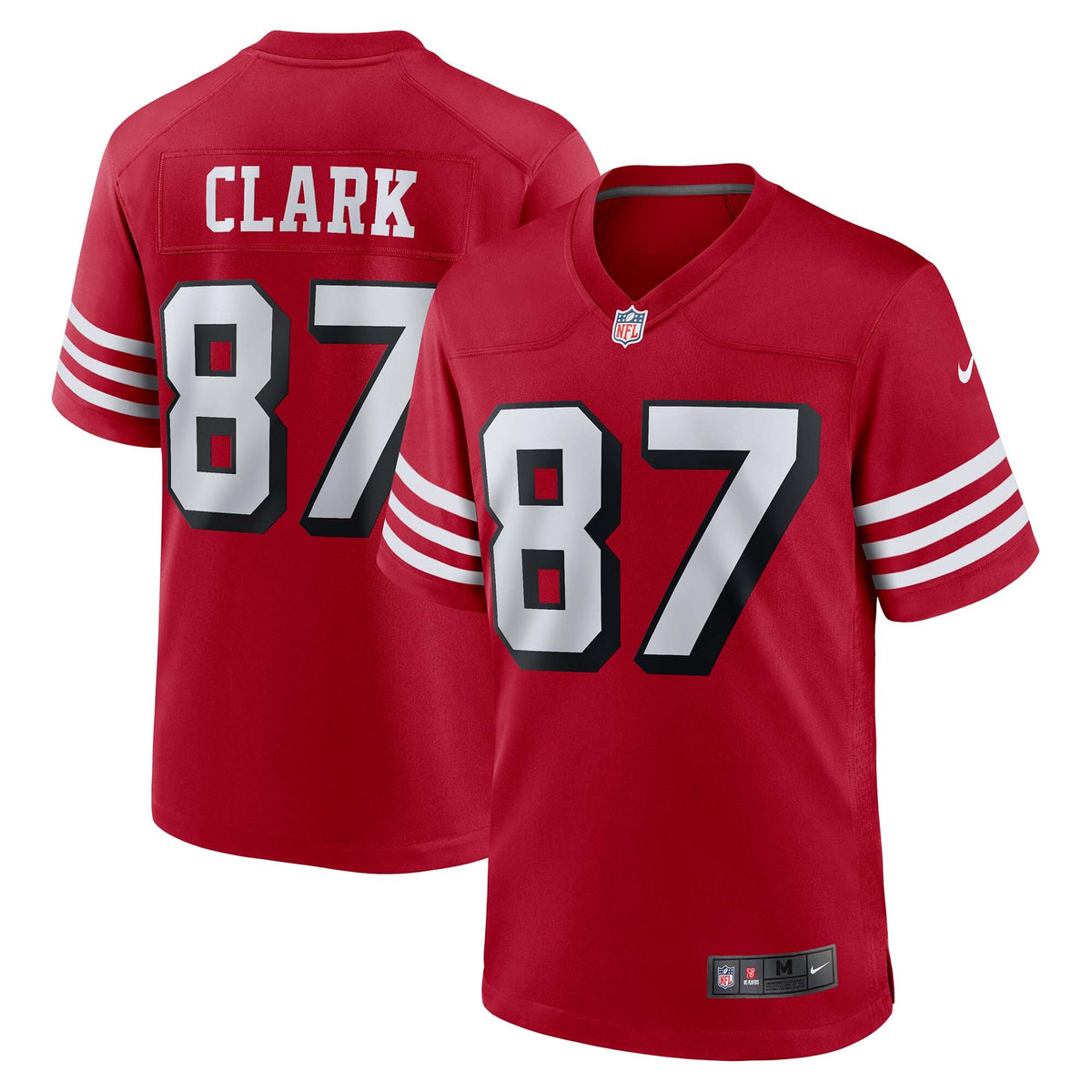 San Francisco 49ers Dwight Clark Scarlet Retired Player Alternate Game Jersey