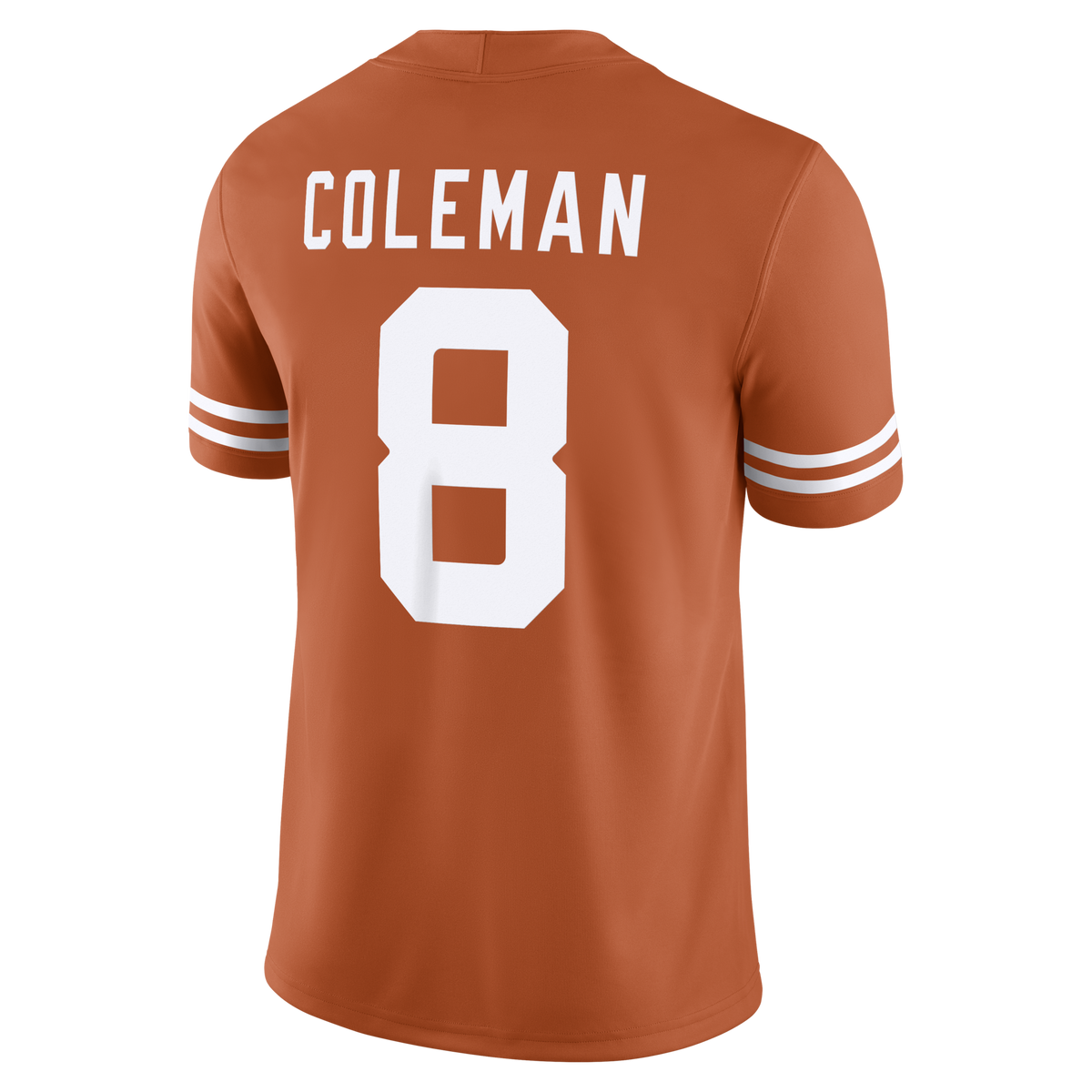 Cam Coleman Texas Longhorns Game Football Jersey - Texas Orange