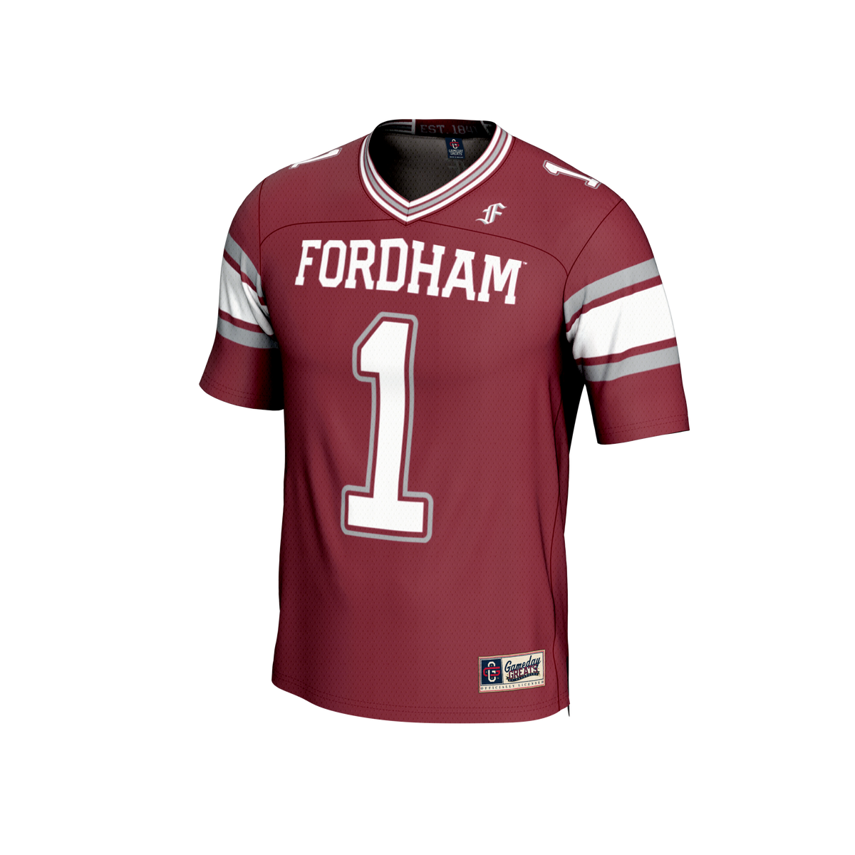 #1 Fordham Rams GameDay Greats Lightweight Collegiate Football Fashion Jersey - Maroon