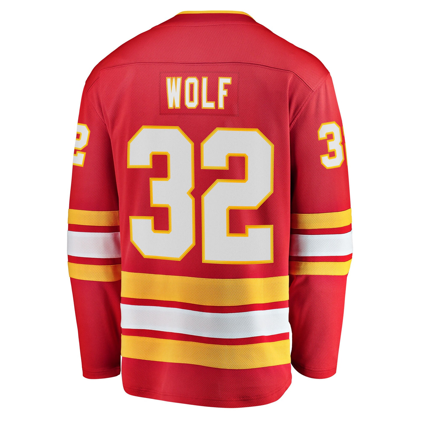 Calgary Flames Dustin Wolf Fanatics Red Home Breakaway Jersey