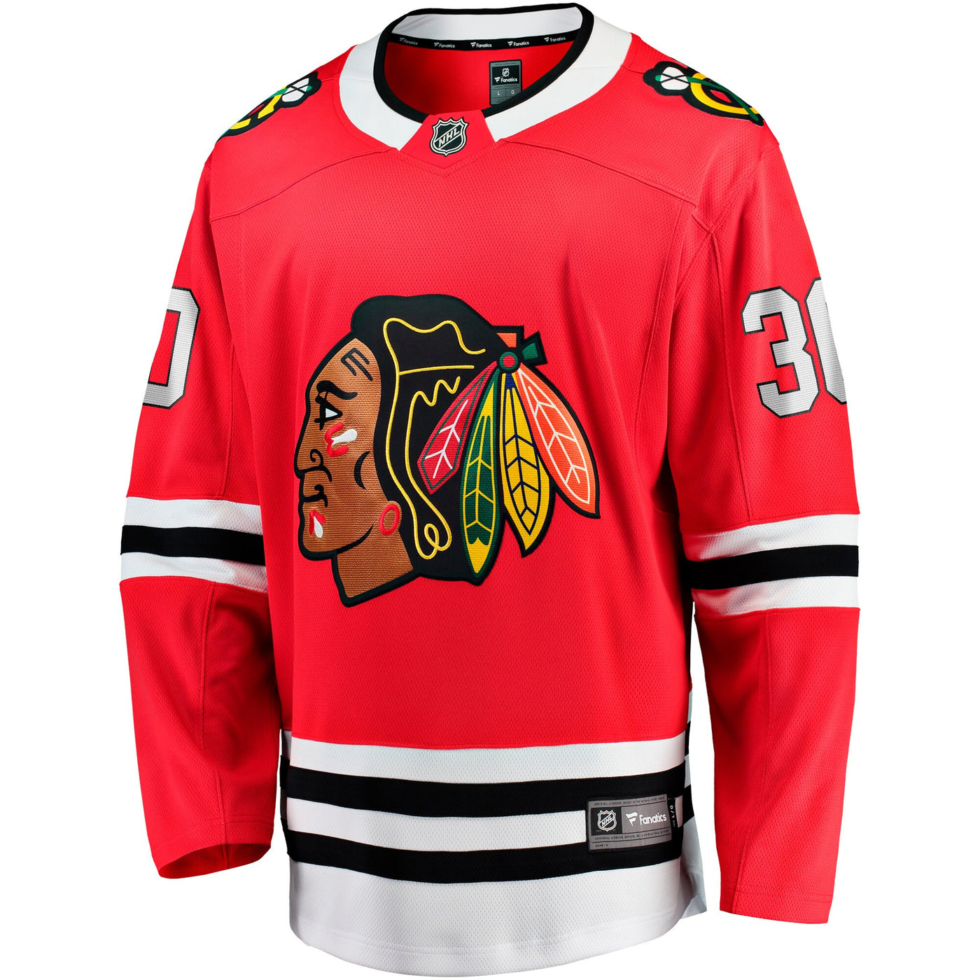 Chicago Blackhawks Spencer Knight Fanatics Red Home Breakaway Jersey