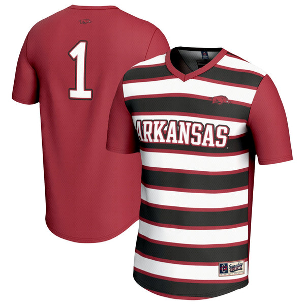 GameDay Greats #1 Cardinal Arkansas Razorbacks Lightweight Soccer Fashion Jersey