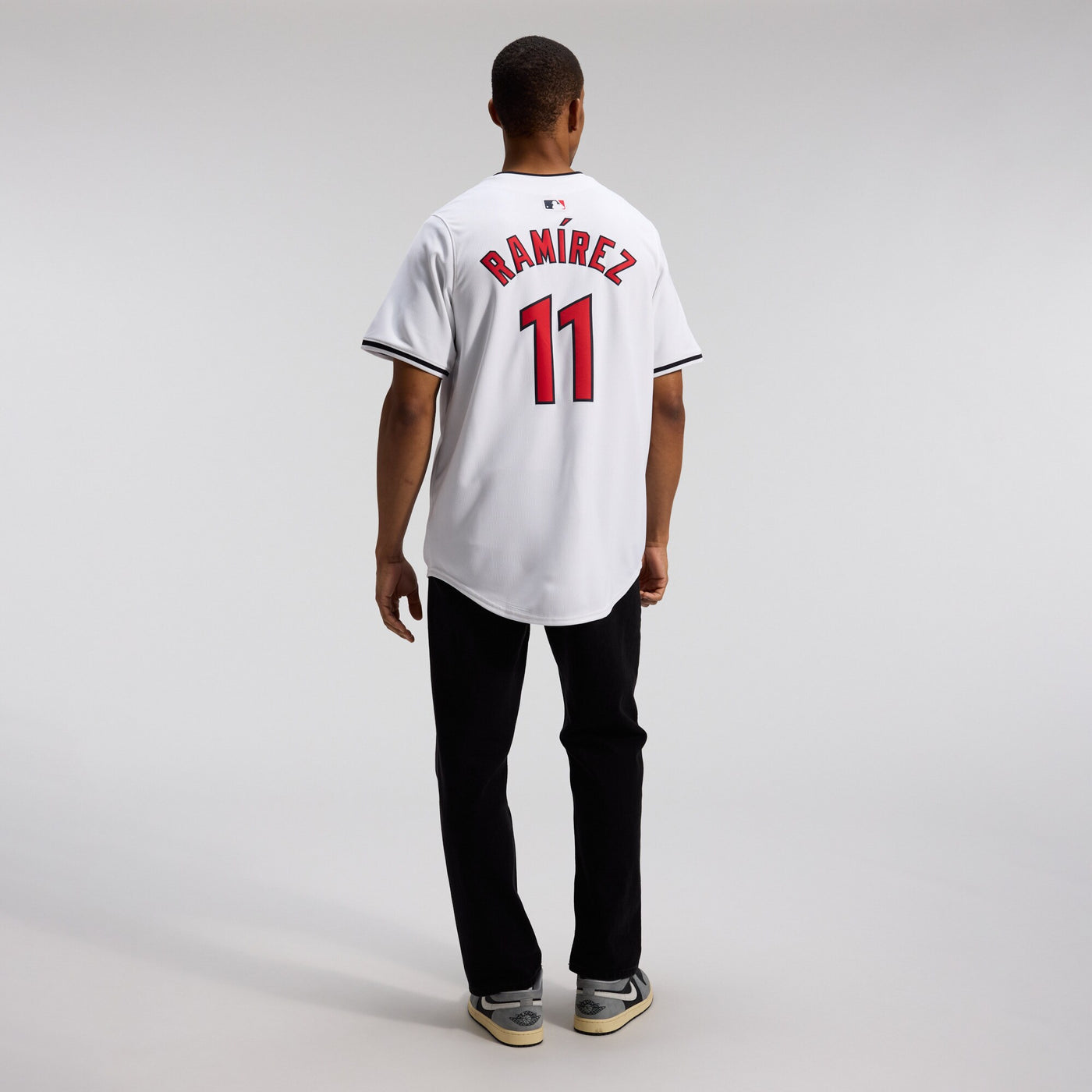 Cleveland Guardians Jose Ramirez Nike White Home Limited Player Jersey