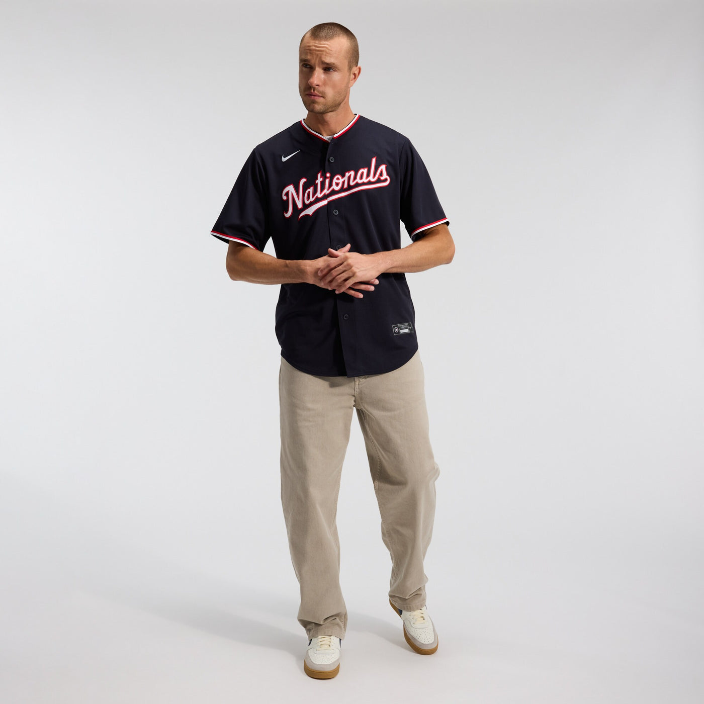 Washington Nationals Dylan Crews Nike Navy Alternate Replica Jersey