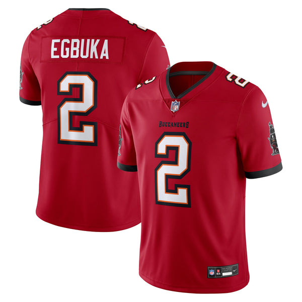 Tampa Bay Buccaneers Emeka Egbuka Nike Red Vapor Untouchable Stitched Limited Jersey